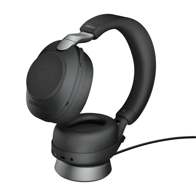 Jabra Evolve2 85- Link380a UC Stereo Stand Black