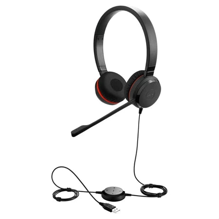 Jabra Evolve 20 SE, Stereo, MS, USB-C,Leatherettes