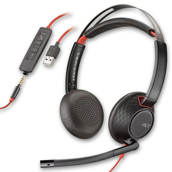 Poly Blackwire 5220 Dual Speaker With USB and 3.5mm - 8X231AA