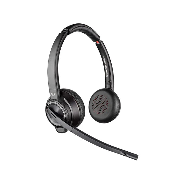 Poly Savi 8220 Teams Dual Speaker Wireless Headset System For Computer
