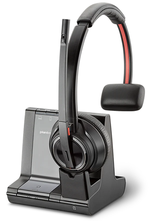 Poly Savi 8210 Wireless Office Headset System Microsoft