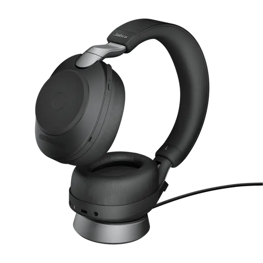 Jabra Evolve2 85- Link380a UC Stereo Stand Black