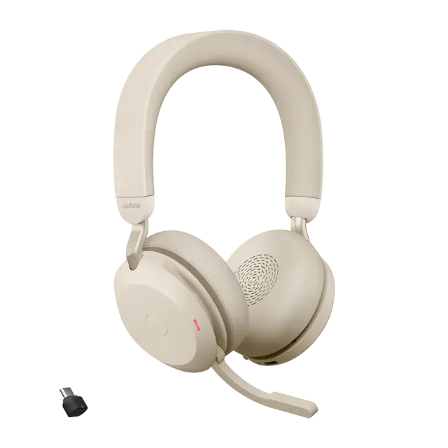 Evolve2 75-USB-C, MS Stereo, Beige