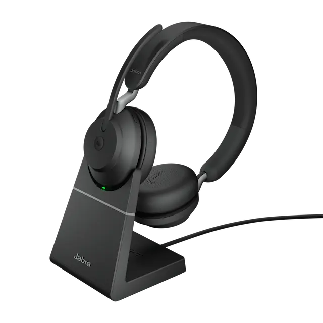 Jabra Evolve2 65- Link380a MS Stereo Stand Black
