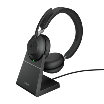 Jabra Evolve2 65- Link380a MS Stereo Stand Black
