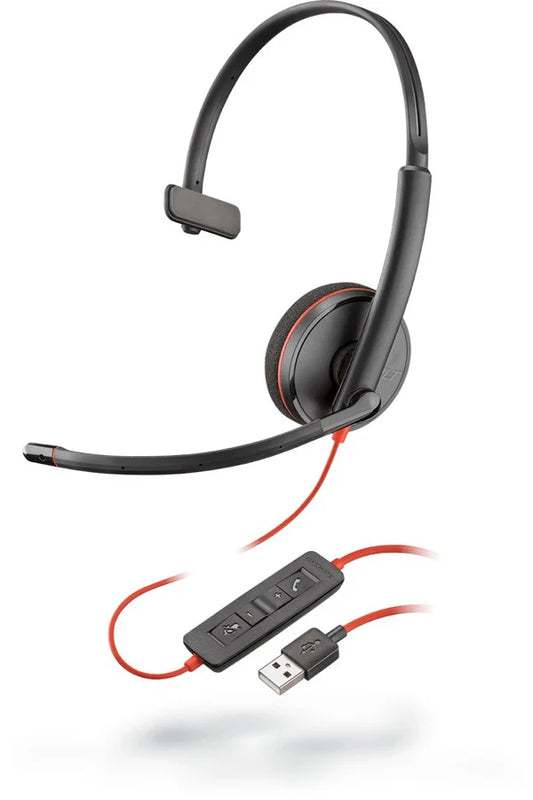 Poly Blackwire 3210 Wired USB Headset USB-C