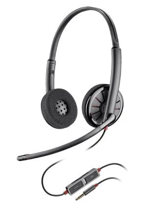 Poly Blackwire C225 Dual Speaker Headset With 3.5mm Connection
