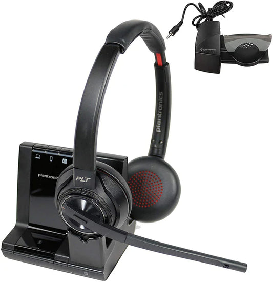 Poly Savi 8220 Wireless Headset Bundle With Lifter