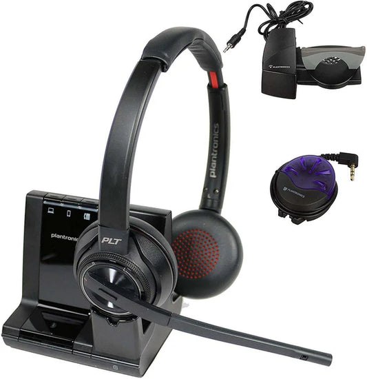 Poly Savi 7320 Wireless Office UC Headset System - 7S429AA#ABA