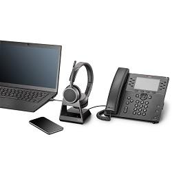Poly Voyager 4220 Office 2-Way Microsoft with USB-C